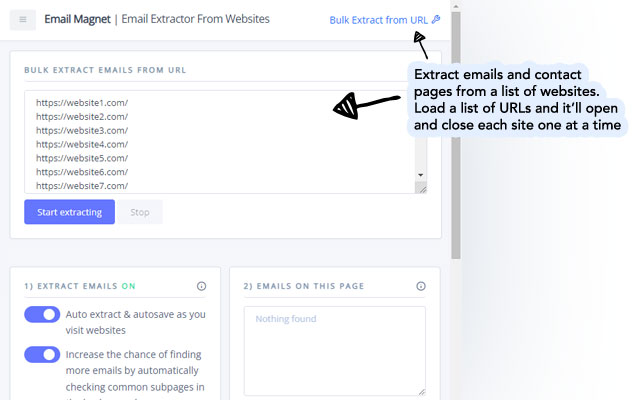 Email Extractor From Websites | Email Magnet chrome谷歌浏览器插件_扩展第5张截图