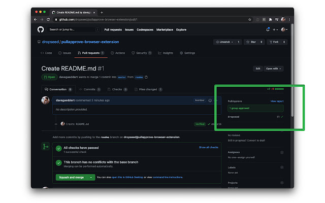PullApprove chrome谷歌浏览器插件_扩展第1张截图