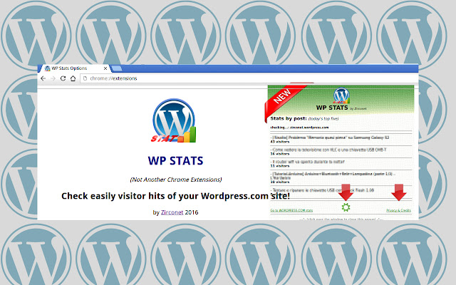 Wordpress Stats chrome谷歌浏览器插件_扩展第2张截图