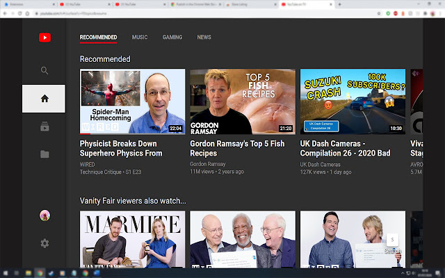 Youtube TV On PC chrome谷歌浏览器插件_扩展第1张截图