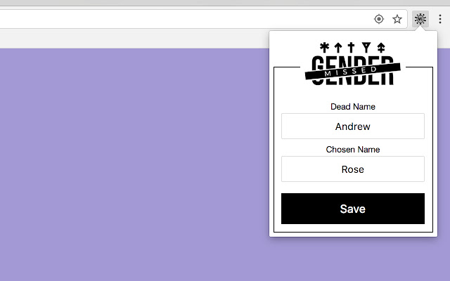 Missed Gender chrome谷歌浏览器插件_扩展第1张截图