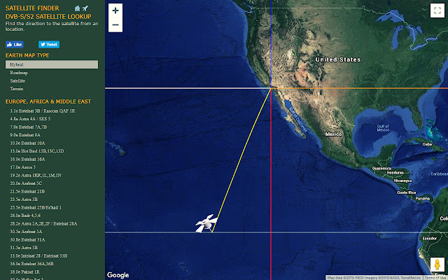 Satellite Finder chrome谷歌浏览器插件_扩展第1张截图