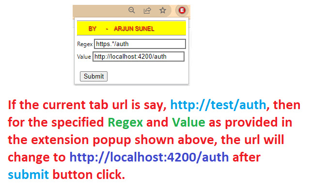 Edit Url by Regex chrome谷歌浏览器插件_扩展第1张截图