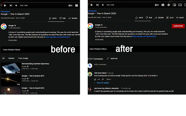 Youtube Helper chrome谷歌浏览器插件_扩展第1张截图