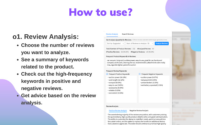 Amazon Finder&ChatGPT Review Analysis chrome谷歌浏览器插件_扩展第2张截图