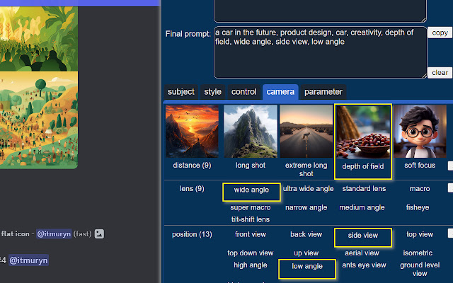 Image Prompter - for Midjourney and more chrome谷歌浏览器插件_扩展第3张截图