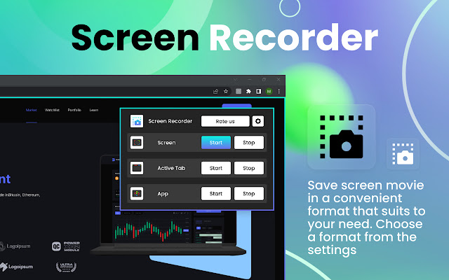 Screen Recorder chrome谷歌浏览器插件_扩展第1张截图