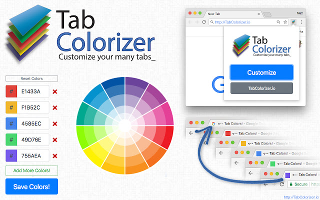 Tab Colorizer | Customize your tab's icon! chrome谷歌浏览器插件_扩展第1张截图