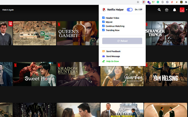 Netflix Helper chrome谷歌浏览器插件_扩展第1张截图