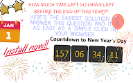 Countdown to New Year's Day chrome谷歌浏览器插件_扩展第1张截图