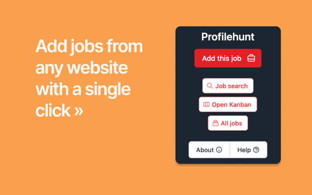 Profilehunt job clipper chrome谷歌浏览器插件_扩展第1张截图