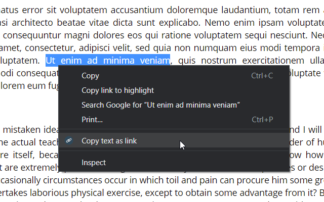 Copy Text as Link chrome谷歌浏览器插件_扩展第1张截图