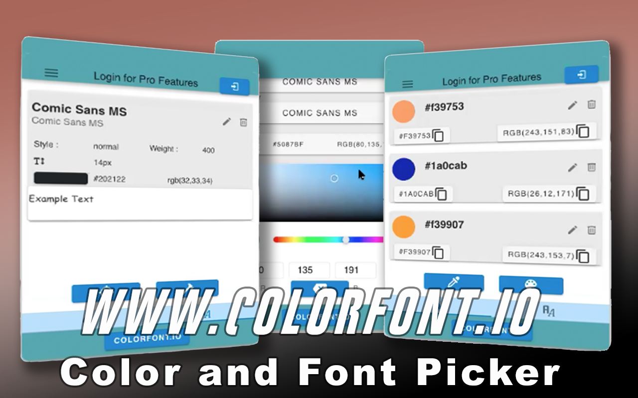 ColorFont  - 颜色和字体选择器 chrome谷歌浏览器插件_扩展第1张截图
