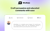WiseReply - LinkedIn Comment Prompt Assistant chrome谷歌浏览器插件_扩展第6张截图