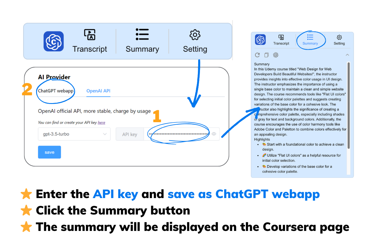 Coursera视频摘要ChatGPT生成-快速笔记 (中文版) chrome谷歌浏览器插件_扩展第3张截图