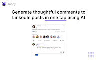 Tappy - Your AI LinkedIn Comments Assistant chrome谷歌浏览器插件_扩展第9张截图