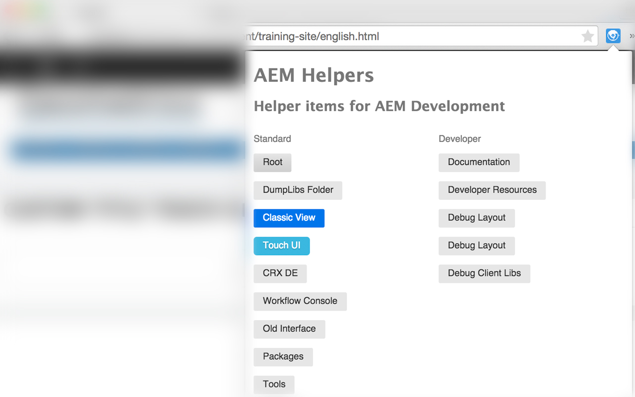 AEM Helper chrome谷歌浏览器插件_扩展第1张截图
