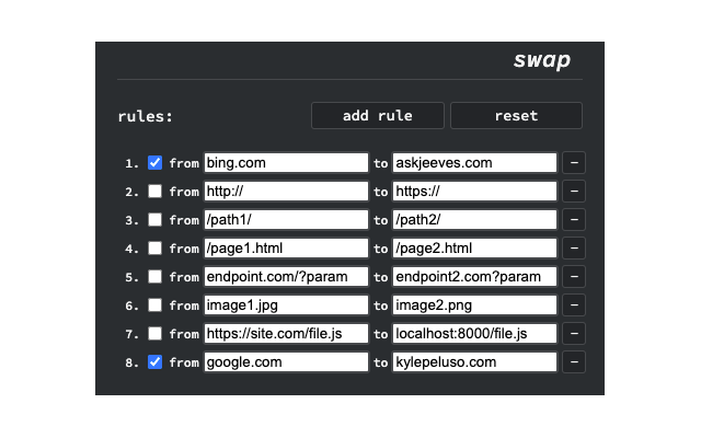 swap chrome谷歌浏览器插件_扩展第1张截图