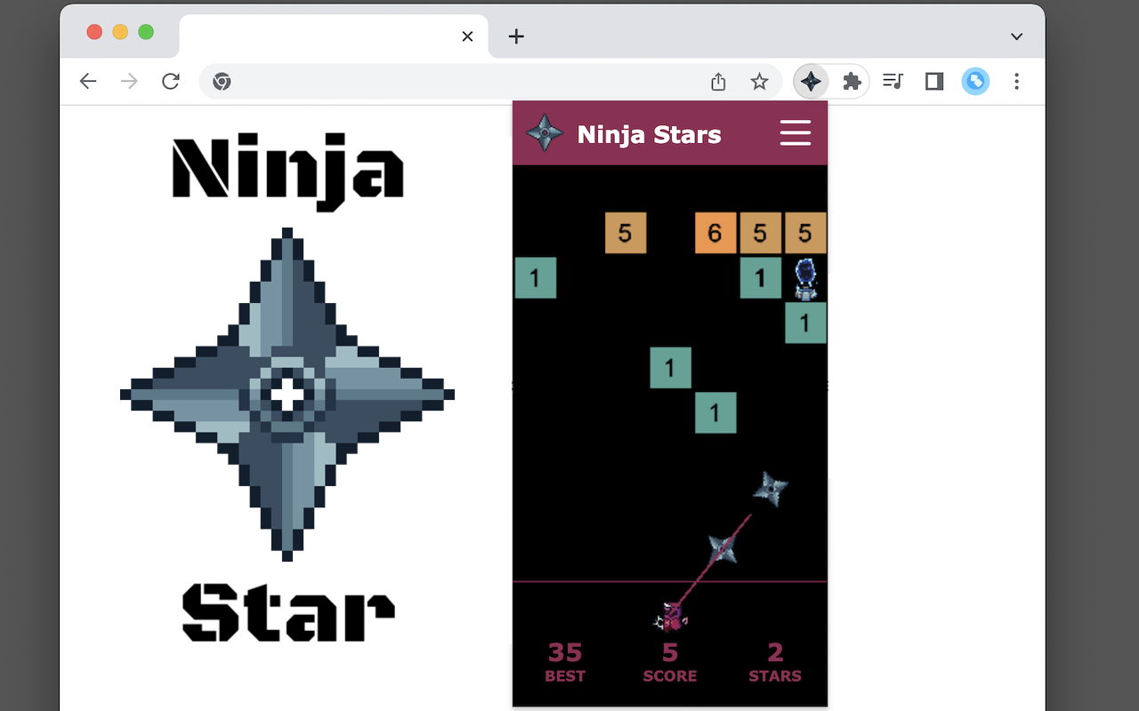 Ninja Star chrome谷歌浏览器插件_扩展第1张截图