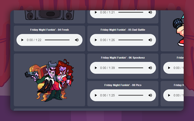 [FNF] Friday Night Funkin' Songs chrome谷歌浏览器插件_扩展第1张截图