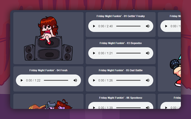 [FNF] Friday Night Funkin' Songs chrome谷歌浏览器插件_扩展第3张截图