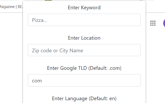 Google Search Localization chrome谷歌浏览器插件_扩展第1张截图