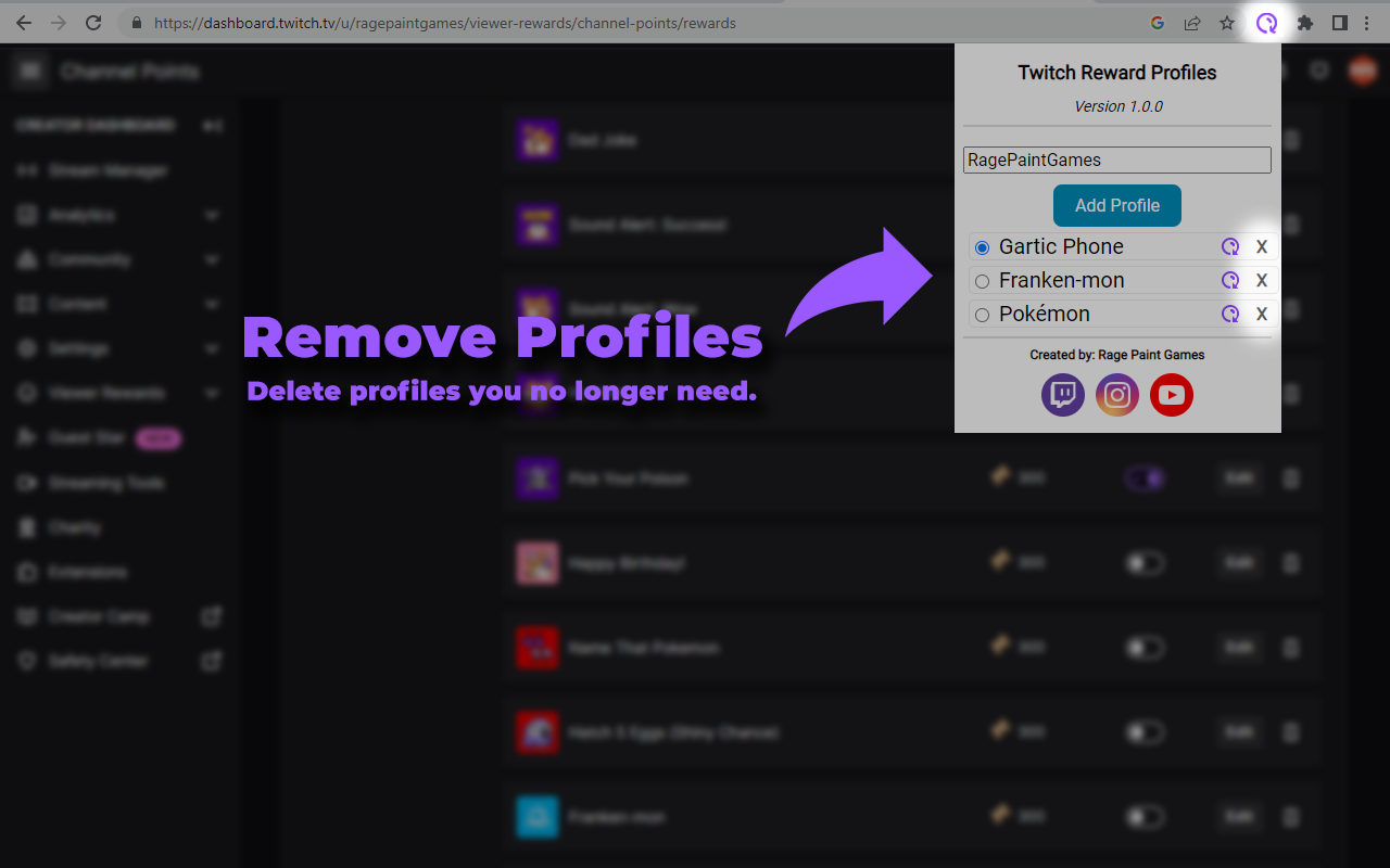 Twitch Reward Profiles chrome谷歌浏览器插件_扩展第4张截图