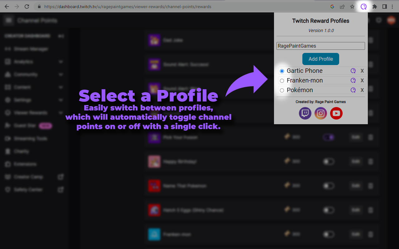 Twitch Reward Profiles chrome谷歌浏览器插件_扩展第5张截图