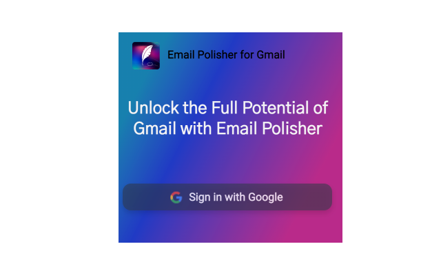 Email Polisher for Gmail chrome谷歌浏览器插件_扩展第1张截图