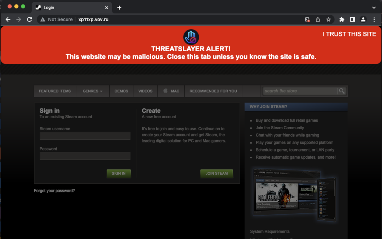 ThreatSlayer: Security & Phishing Protection chrome谷歌浏览器插件_扩展第2张截图