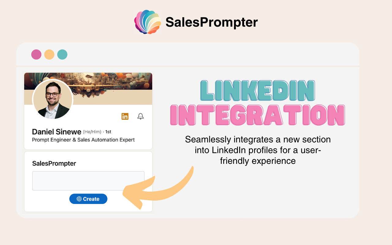 SalesPrompter | ChatGPT™ for LinkedIn™ chrome谷歌浏览器插件_扩展第1张截图