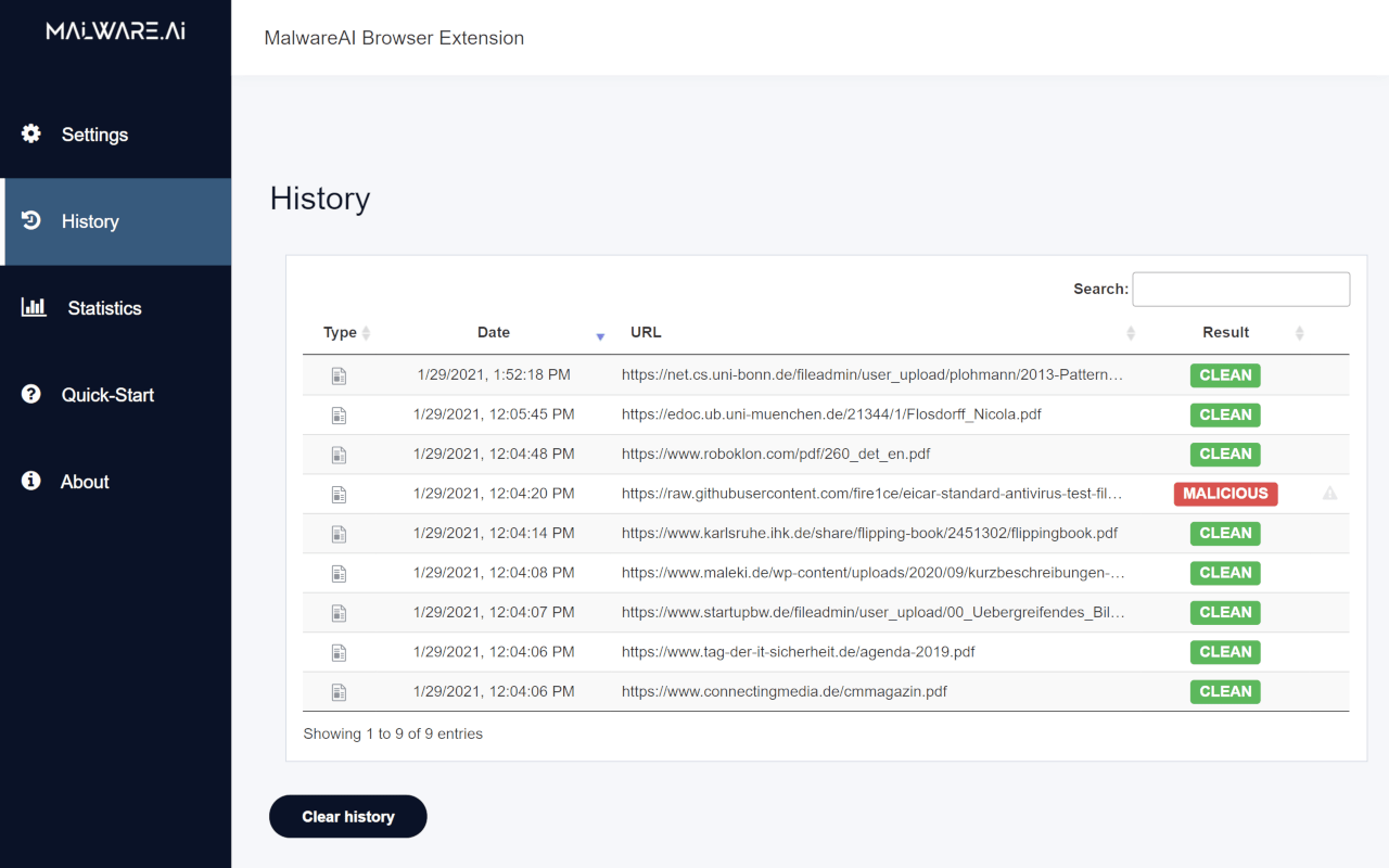 MalwareAI Browser Security chrome谷歌浏览器插件_扩展第5张截图