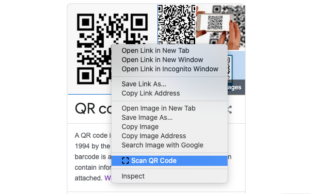 二维码识别 chrome谷歌浏览器插件_扩展第2张截图