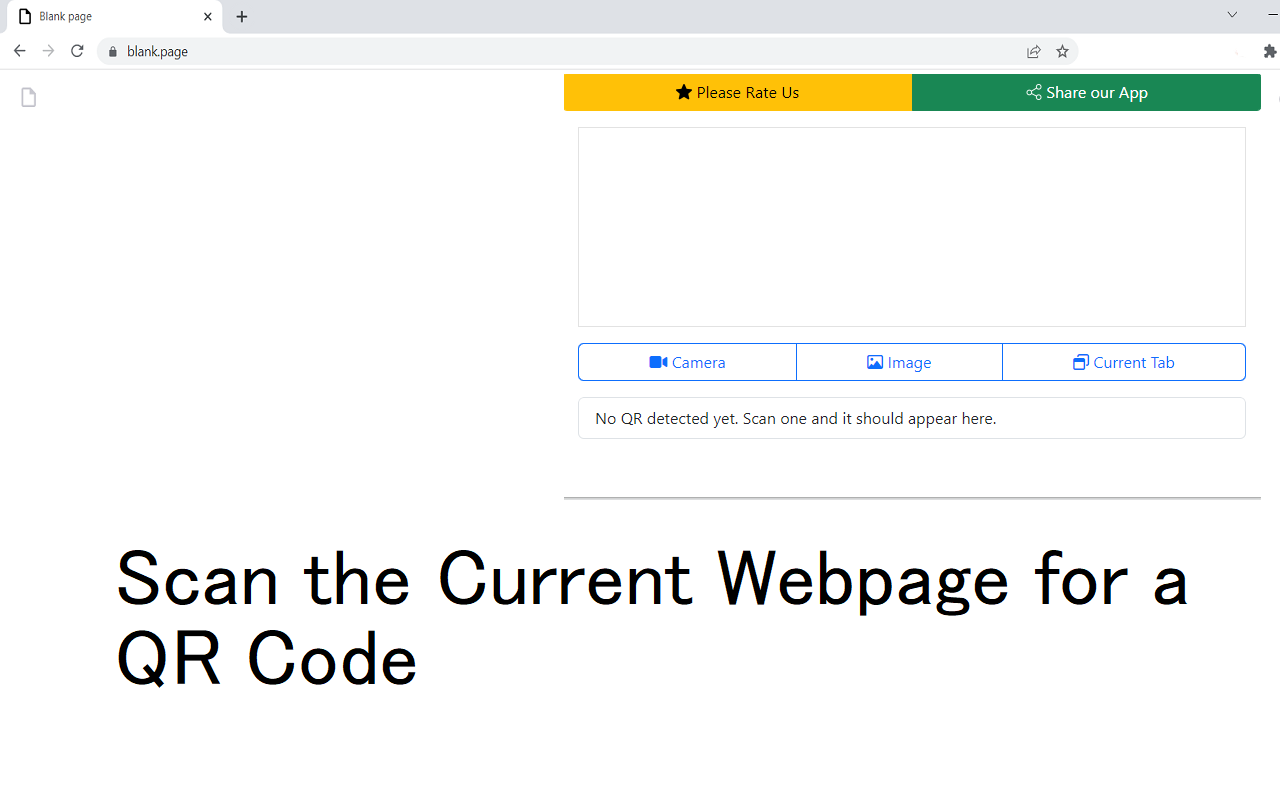 QR Code Scanner for Chrome™ chrome谷歌浏览器插件_扩展第1张截图