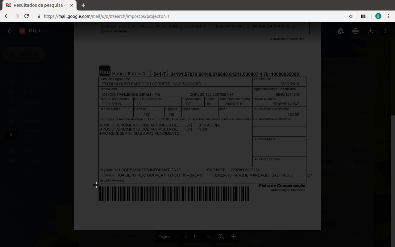 LeitorBoleto chrome谷歌浏览器插件_扩展第1张截图