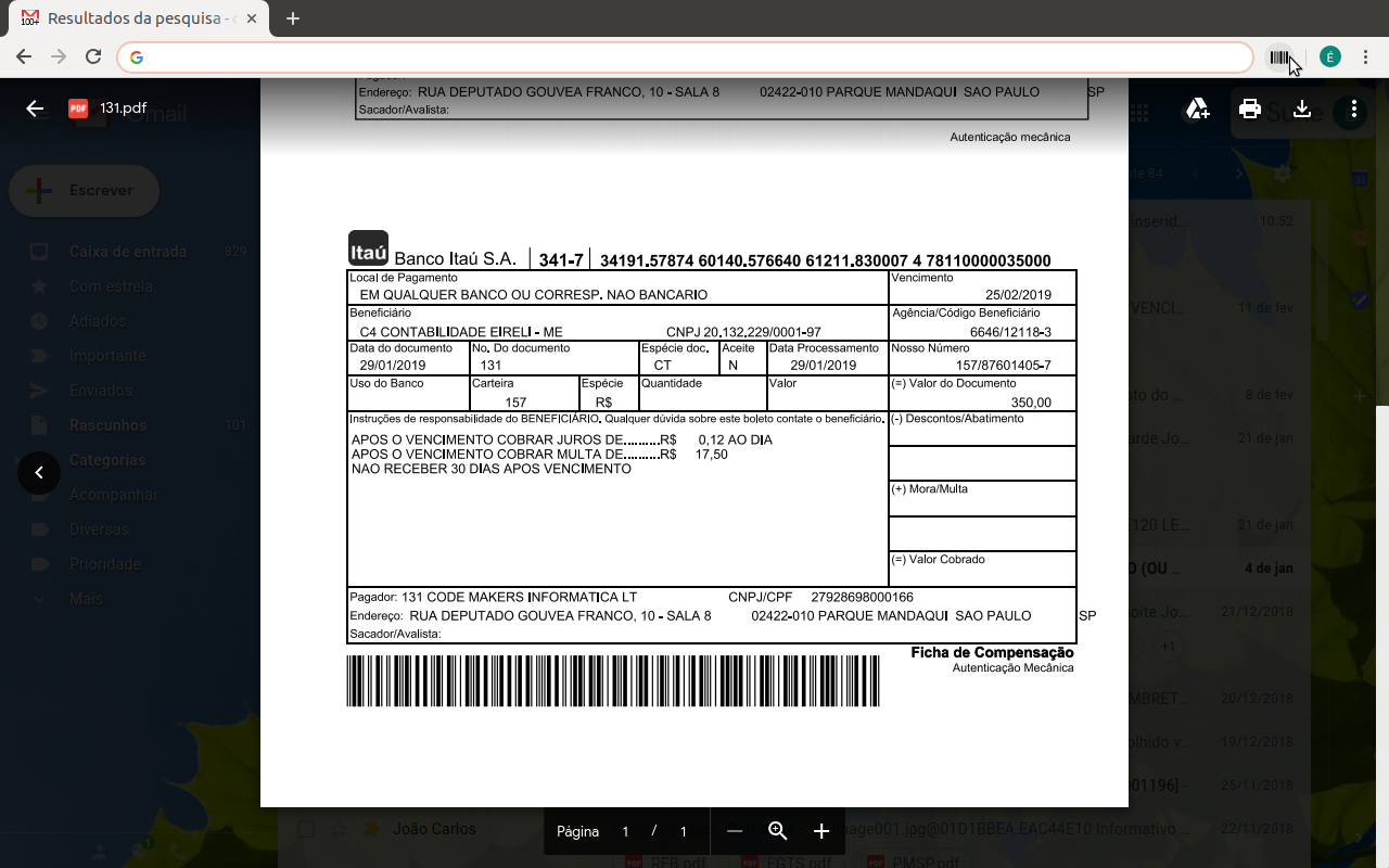 LeitorBoleto chrome谷歌浏览器插件_扩展第2张截图