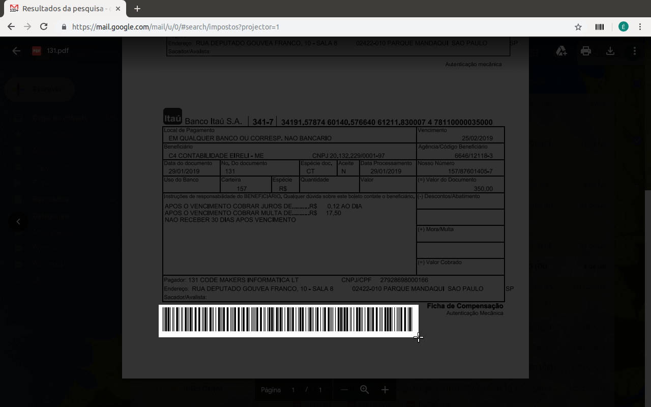LeitorBoleto chrome谷歌浏览器插件_扩展第3张截图