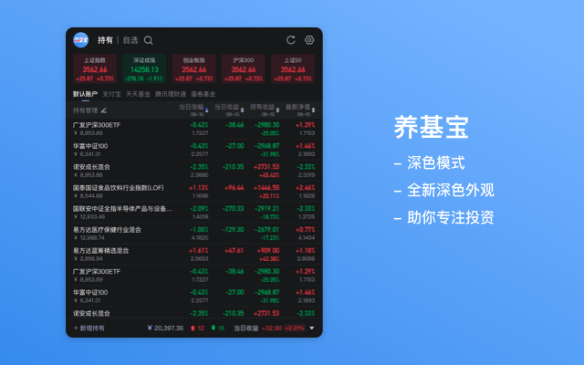 养基宝 - 实时查看基金收益 chrome谷歌浏览器插件_扩展第2张截图