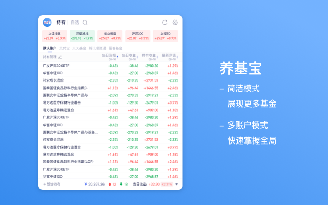 养基宝 - 实时查看基金收益 chrome谷歌浏览器插件_扩展第4张截图