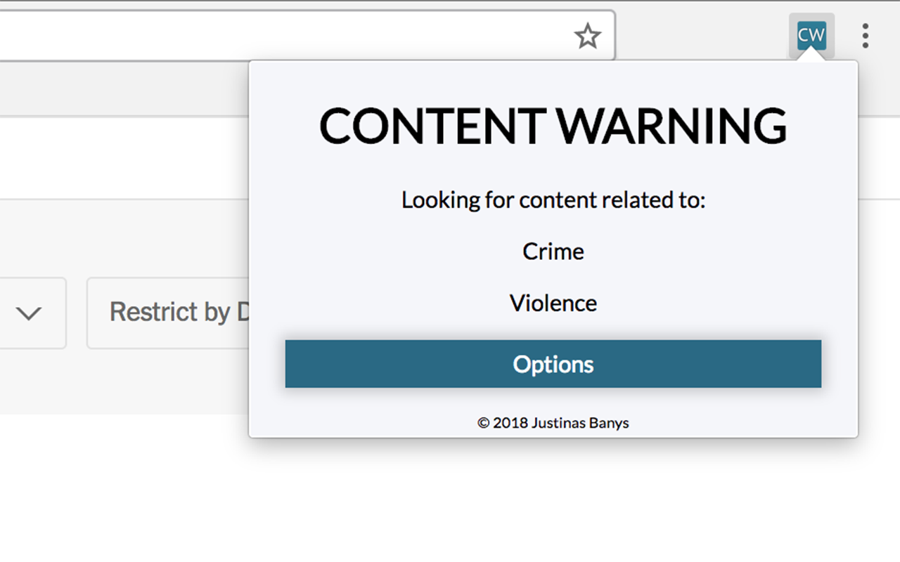Content Warning chrome谷歌浏览器插件_扩展第3张截图