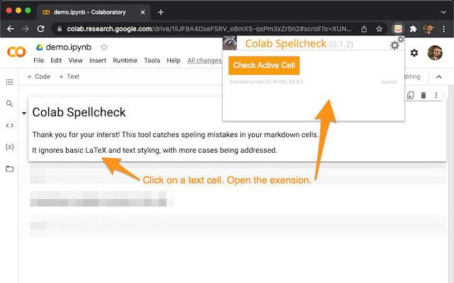 Colab Spellcheck chrome谷歌浏览器插件_扩展第3张截图