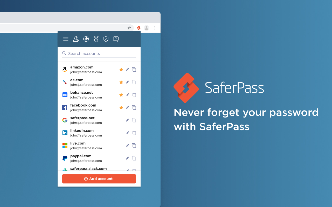 SaferPass: Password Manager chrome谷歌浏览器插件_扩展第4张截图