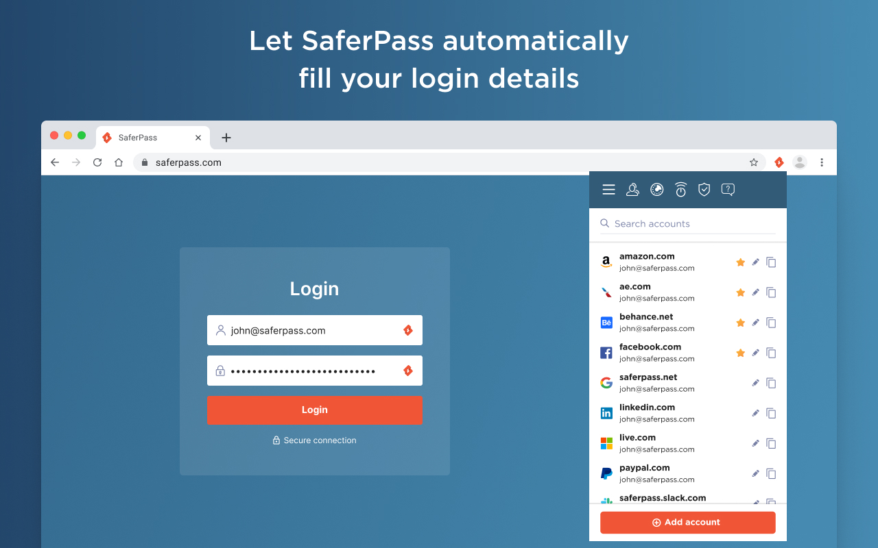 SaferPass: Password Manager chrome谷歌浏览器插件_扩展第7张截图