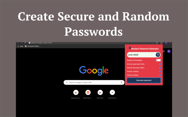 Strong Password Generator chrome谷歌浏览器插件_扩展第2张截图
