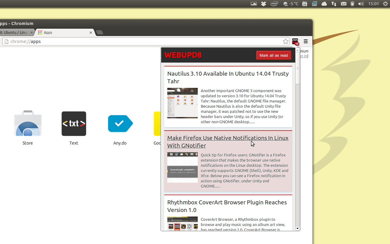 WebUpd8 chrome谷歌浏览器插件_扩展第1张截图