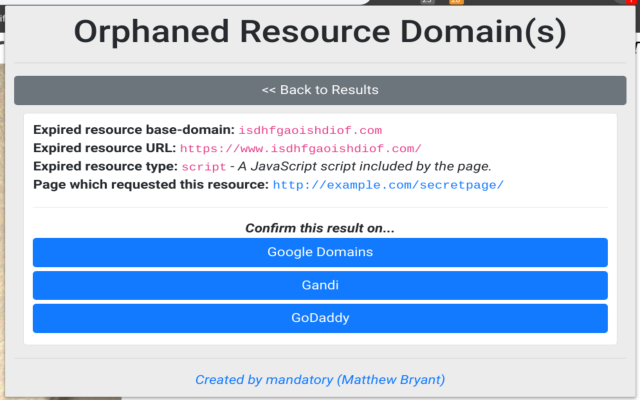 Orphaned Resources chrome谷歌浏览器插件_扩展第1张截图