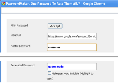 PasswordMaker chrome谷歌浏览器插件_扩展第2张截图