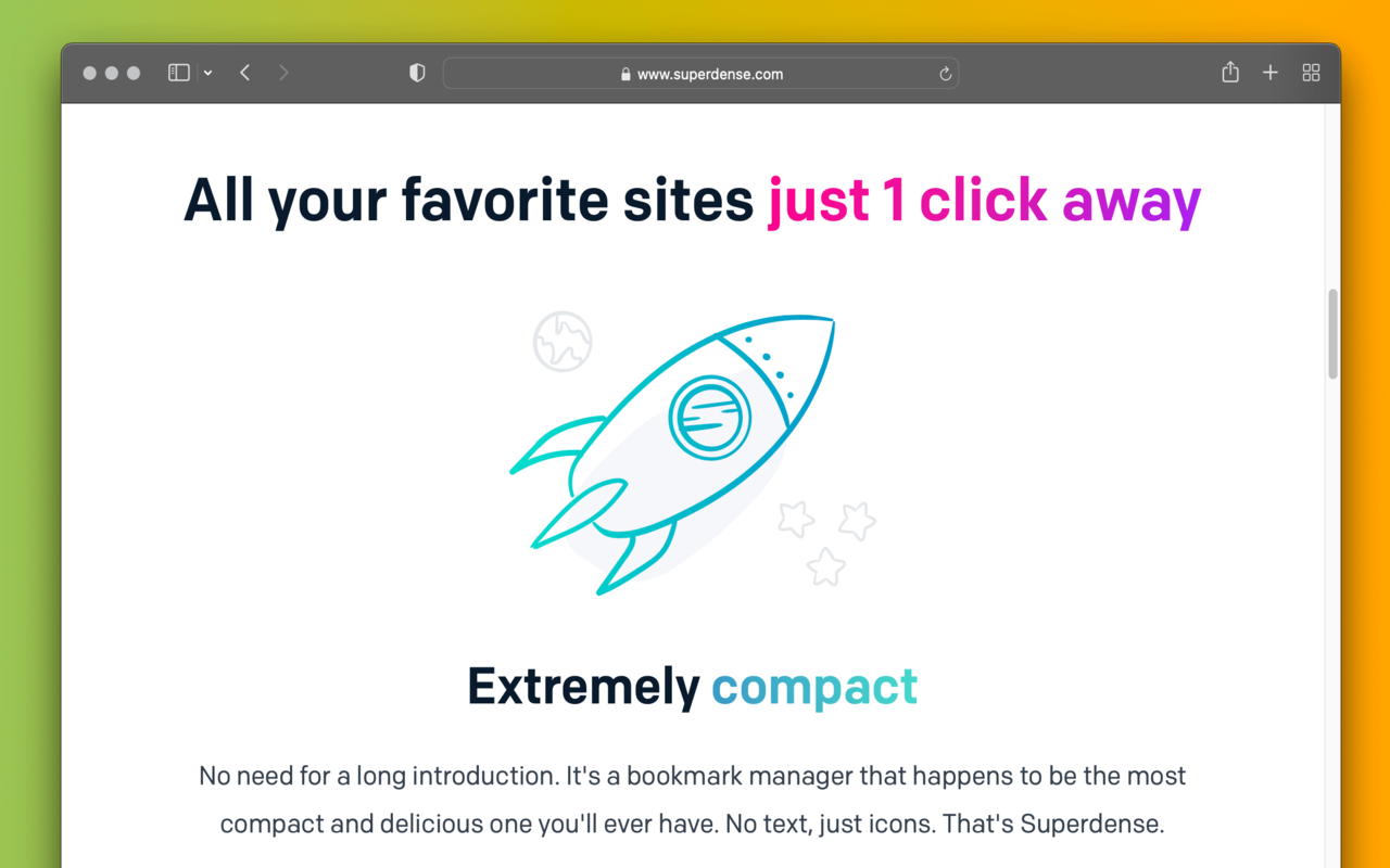 Superdense chrome谷歌浏览器插件_扩展第2张截图