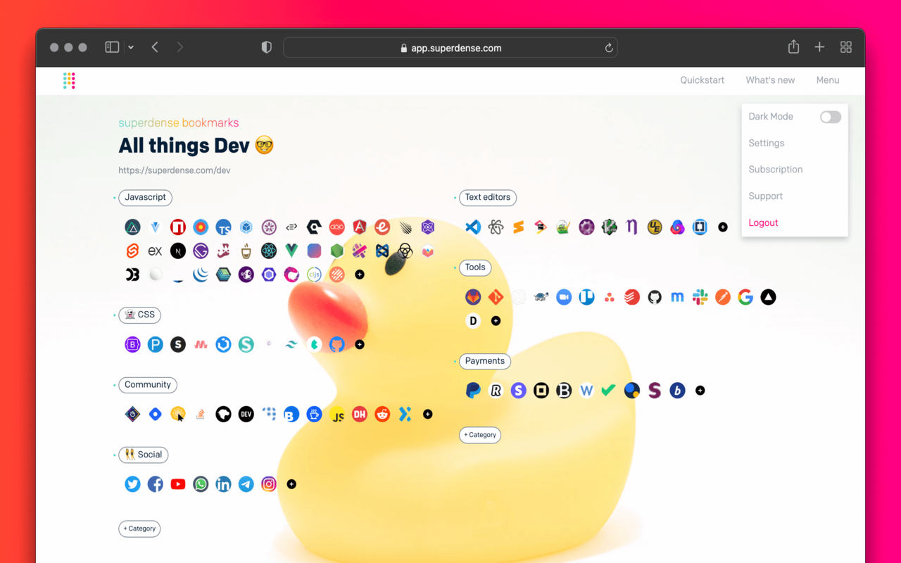 Superdense chrome谷歌浏览器插件_扩展第3张截图