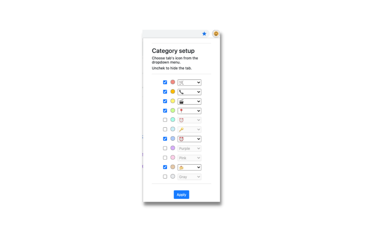 Category Icons for Google Keep™ chrome谷歌浏览器插件_扩展第1张截图